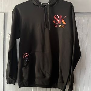 Black hoodie let’s get weird